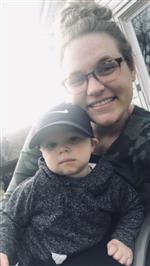 Mrs. S and Garrett 