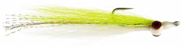 White/Chartreuse Clouser Minnow White/Chartreuse Clouser Minnow